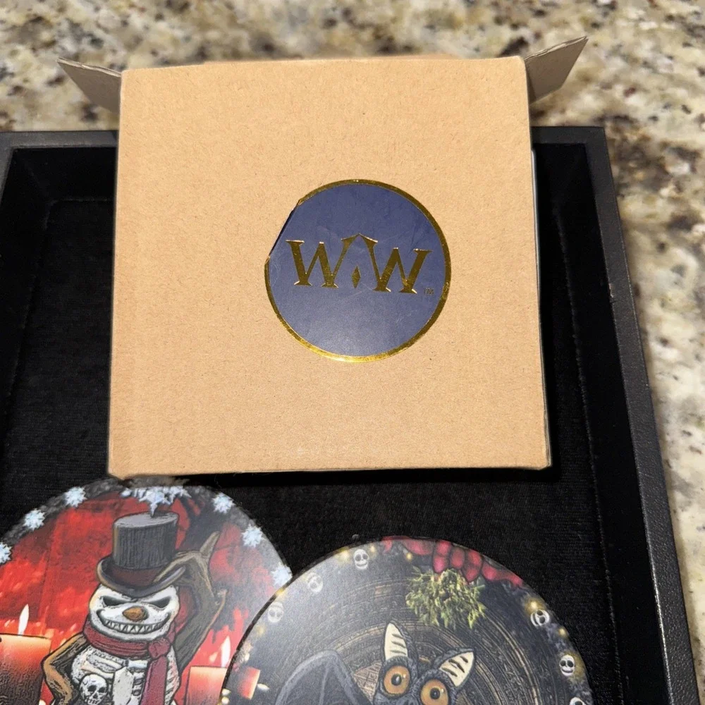 Fright Before Christmas‎ Coaster Set brand new original box 5954